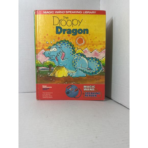 The Droopy Dragon Book Magic Wand Speaking Library - NO wand - Printed in U.S.A - Picture 1 of 11
